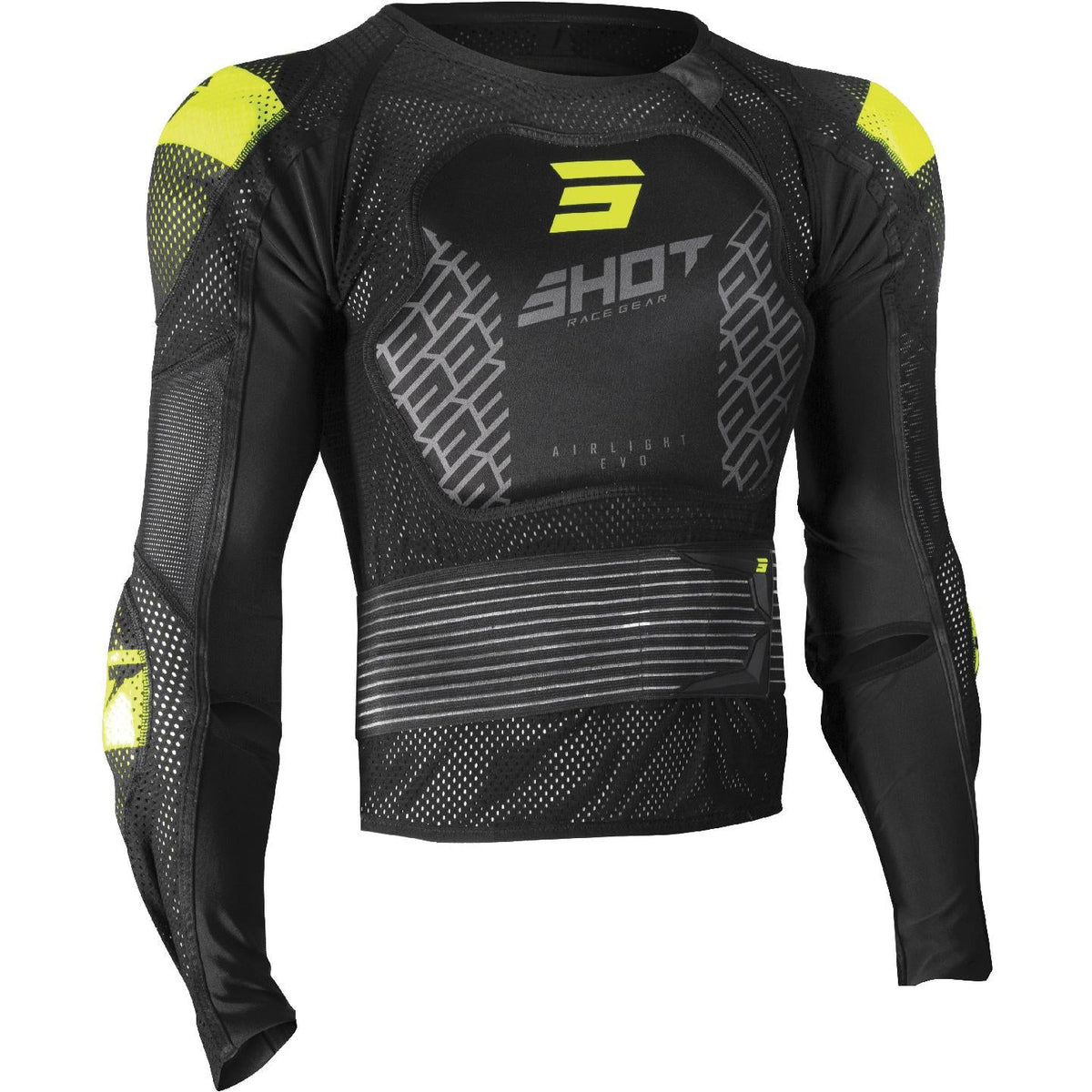 SHOT AIRLIGHT 2.0 CHALECO PROTECTOR Negro/Fluorescente