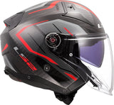 LS2 OF603 INFINITY II C URUS CASCO DE MOTO ROJO