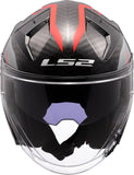 LS2 OF603 INFINITY II C URUS CASCO DE MOTO ROJO