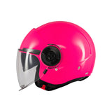 MT VIALE SV S SOLID A8 CASCO INTEGRAL DE MOTO FLUOR ROSA BRILLO