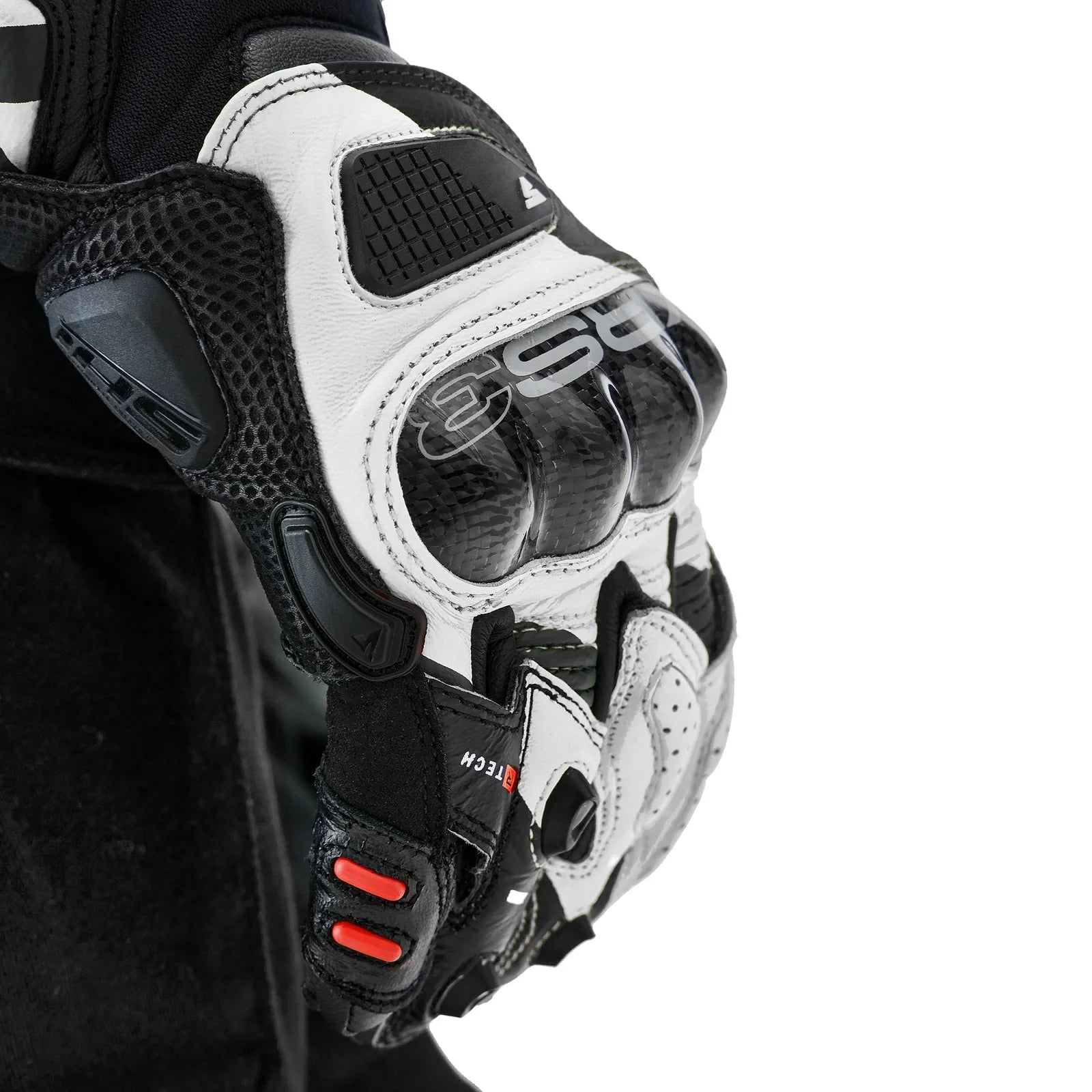 SHIMA XRS-3 SHORT RACING GUANTES MEN NEGRO/BLANCO - GUANTES