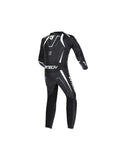 R-TECH DEFENDER GP 1 PC MONO DE MOTO NEGRO BLANCO