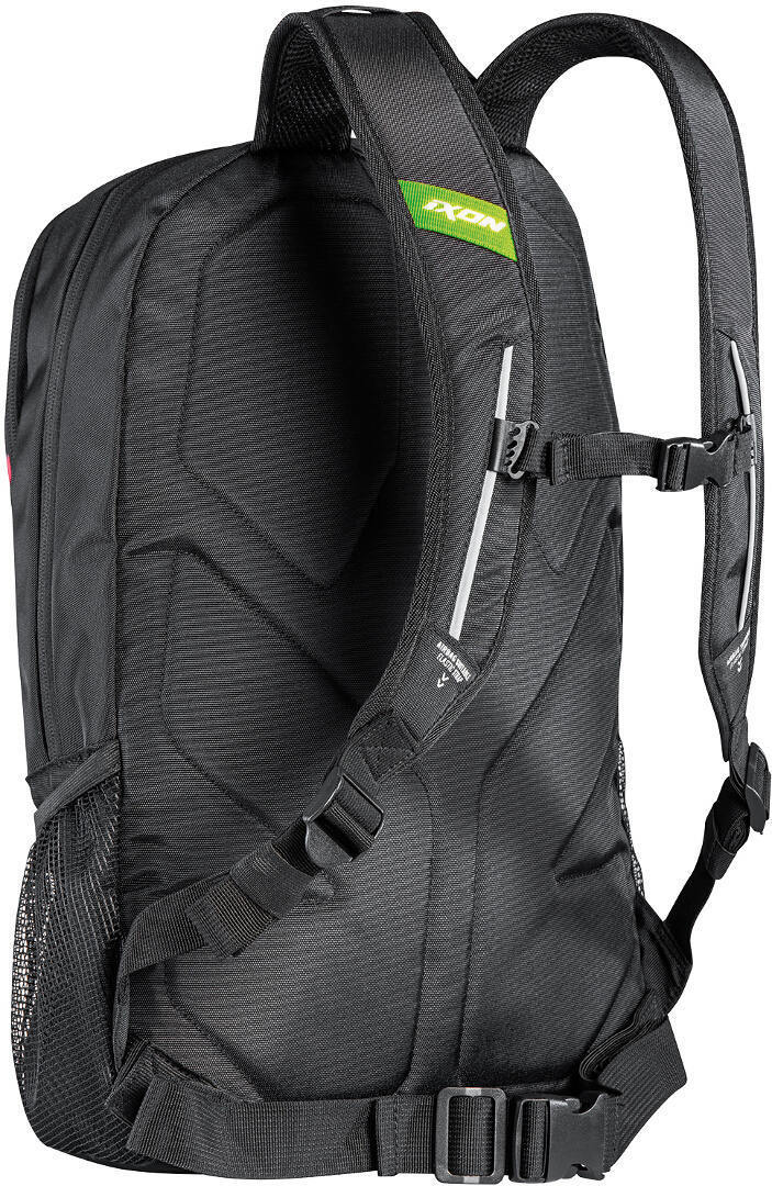 IXON R-Tension 23 Mochila Textil Moto Negro Blanco verde 23 L