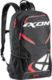IXON R-Tension 23 Mochila Textil Moto Negro Blanco Rojo Capacidad 23 L