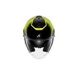 SHARK RS Jet Stride Negro Amarillo Plata