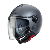 CABERG IVIERA V4X Casco De Moto Jet Gun Metal Mate