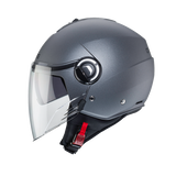 CABERG IVIERA V4X Casco De Moto Jet Gun Metal Mate - SECURTEX MOTOR S.L (t/a MaximoMoto)
