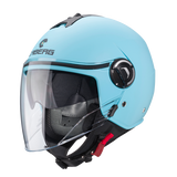 CABERG IVIERA V4X Casco De Moto Jet Azul Claro Mate