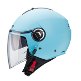 CABERG IVIERA V4X Casco De Moto Jet Azul Claro Mate - SECURTEX MOTOR S.L (t/a MaximoMoto)