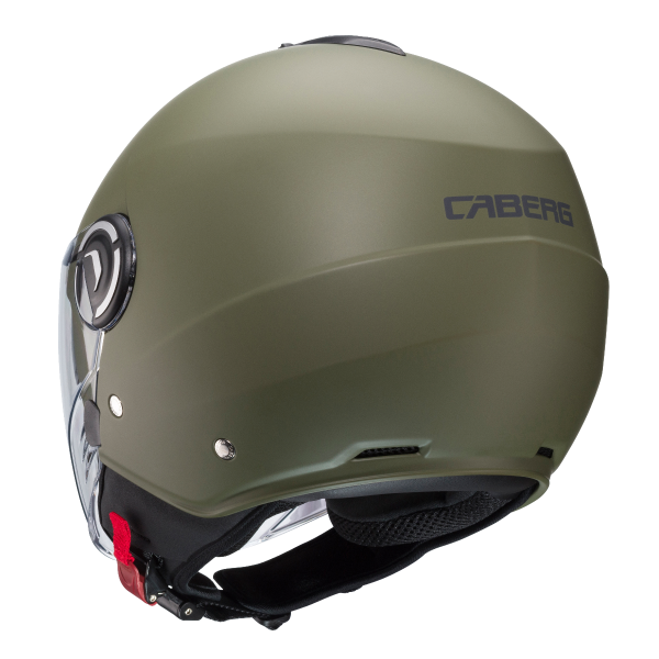 CABERG IVIERA V4X Casco Jet Para Moto Verde Militar Mate - SECURTEX MOTOR S.L (t/a MaximoMoto)