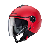 CABERG IVIERA V4 X Casco De Moto Jet Urbano Rojo Mate