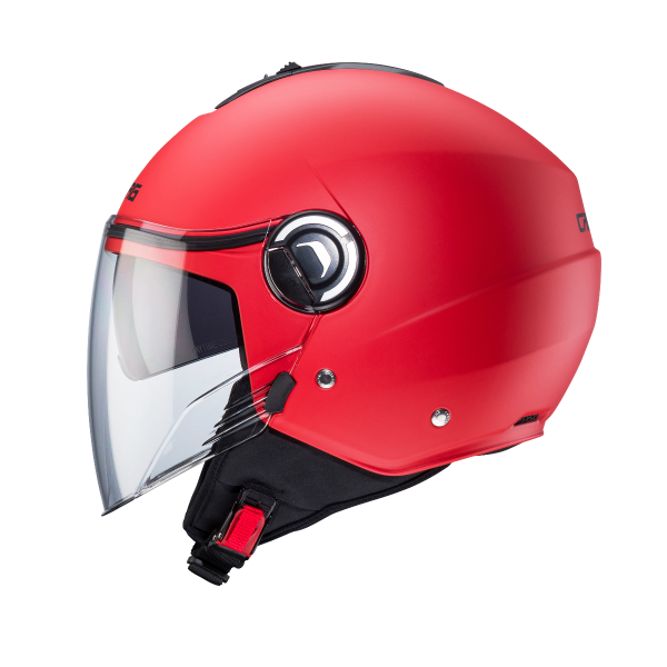 CABERG IVIERA V4 X Casco De Moto Jet Urbano Rojo Mate - SECURTEX MOTOR S.L (t/a MaximoMoto)