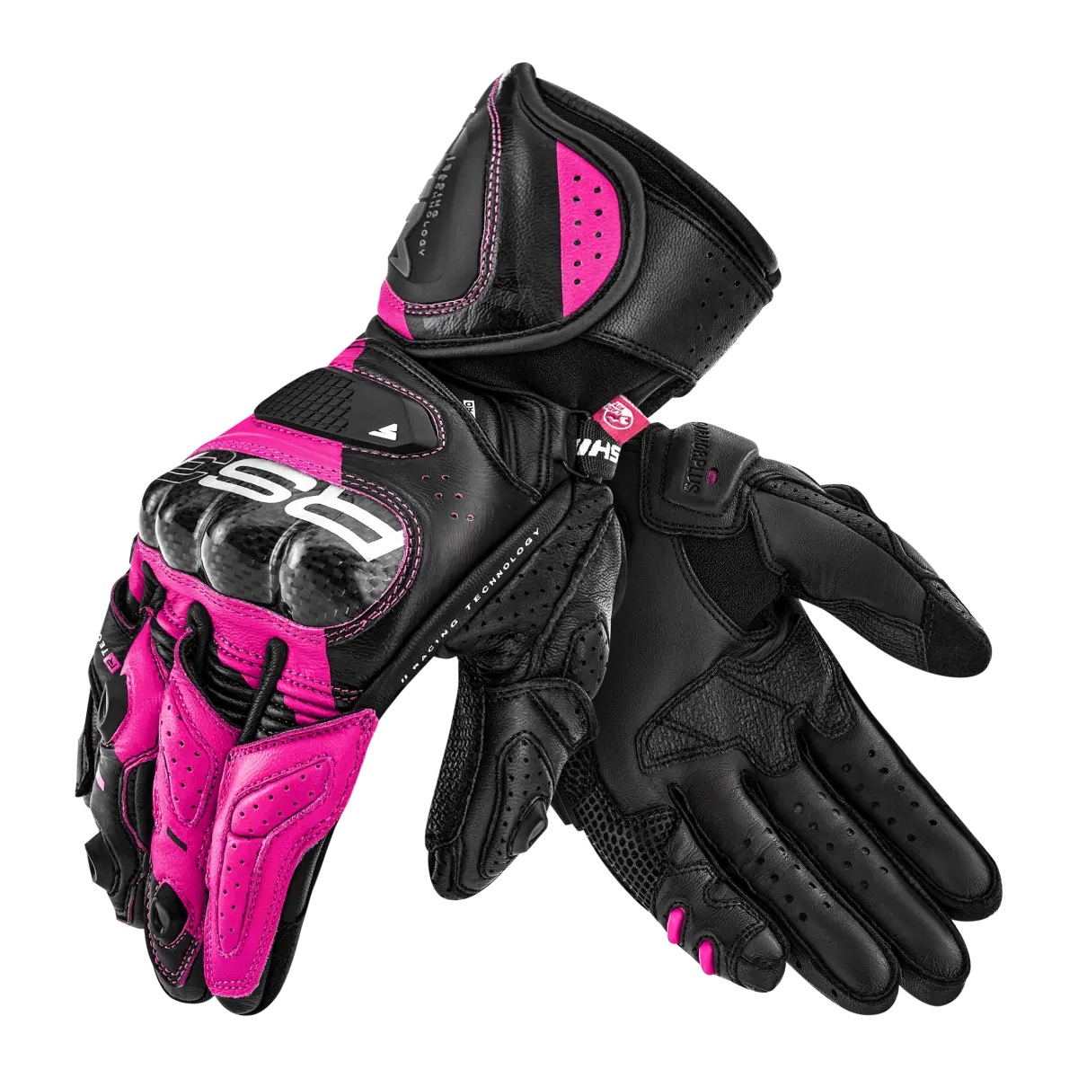 SHIMA RS 3 DEPORTIVOS GUANTS DE MOTO SENYORA NEGRE ROSA
