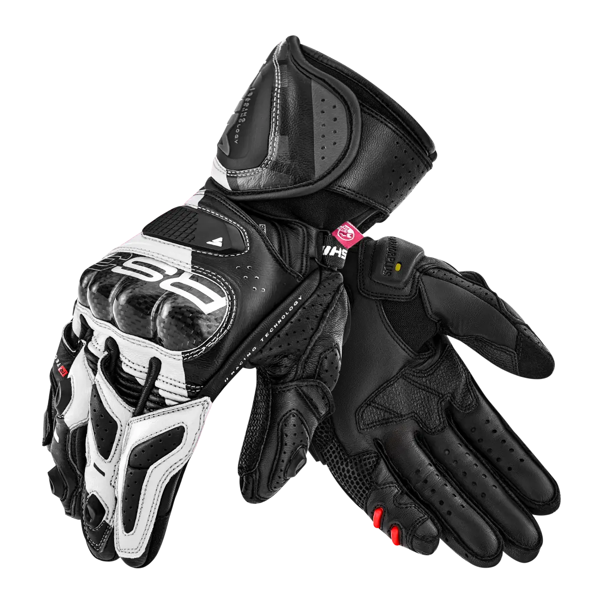 SHIMA RS 3 DEPORTIVOS GUANTS DE MOTO SENYORA NEGRE BLANC