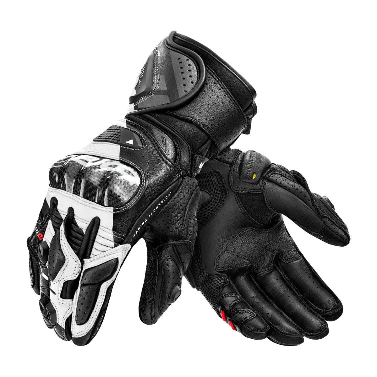 SHIMA RS 3 GUANTS DE MOTO HOMES NEGRE BLANC