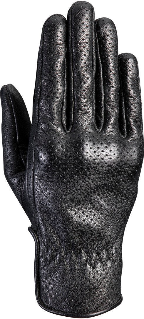 IXON RS NIZO MUJER PERFORADO GUANTES MOTO CUERO NEGRO