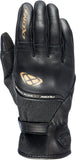 IXON RS SHINE 2 CUERO TEXTIL GUANTES MOTO MUJER NEGRO ORO