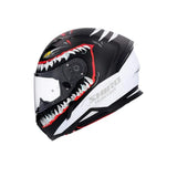 SHIRO CASCO HUNTER SHARK NG MATE