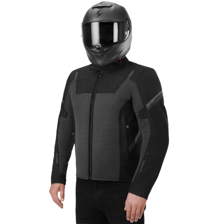 SHIMA RUSH 3.0 JAQUETES DE MOTO HOMES NEGRE