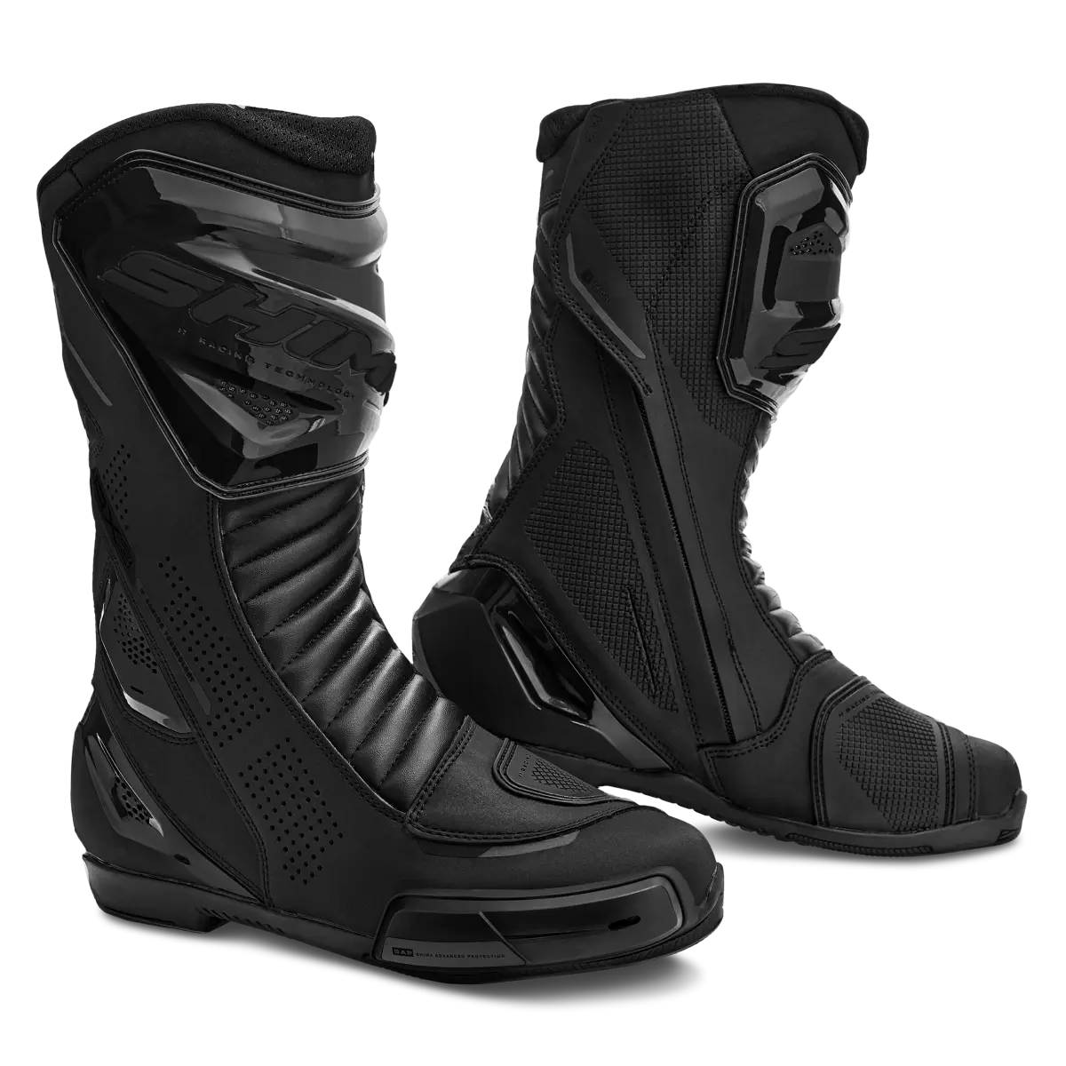 SHIMA RX 3 RACING BOTES DE MOTO HOMES NEGRE