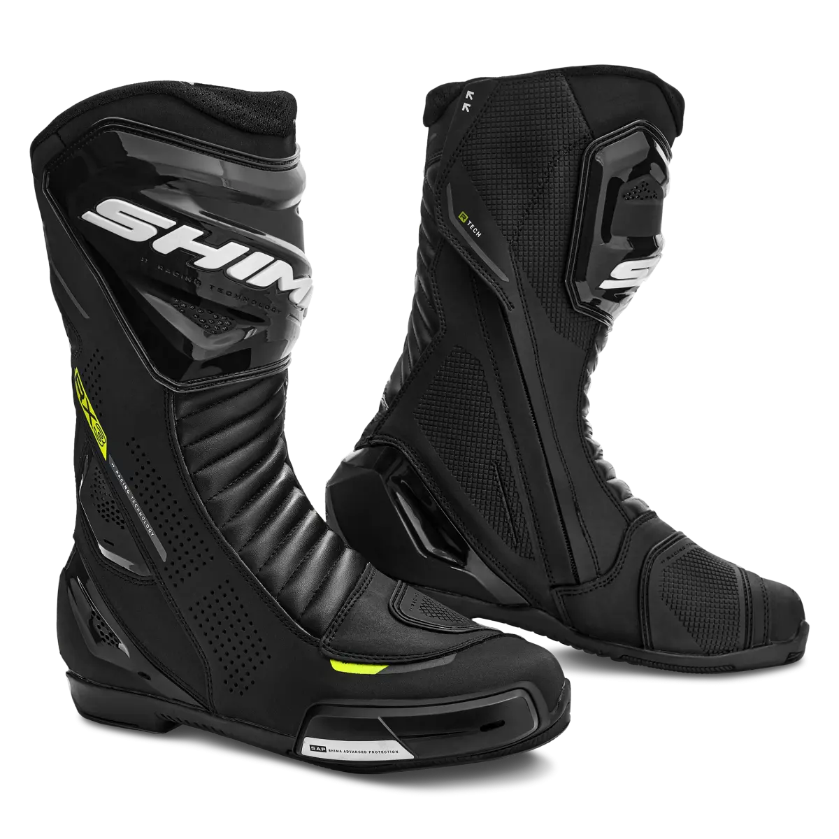 SHIMA RX-3 RACING HOMBRE AMARILLO FLUO