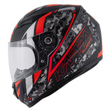 KAPPA KJ04 Boomd Prox Moto Niños Seguridad Casco Negro Rojo