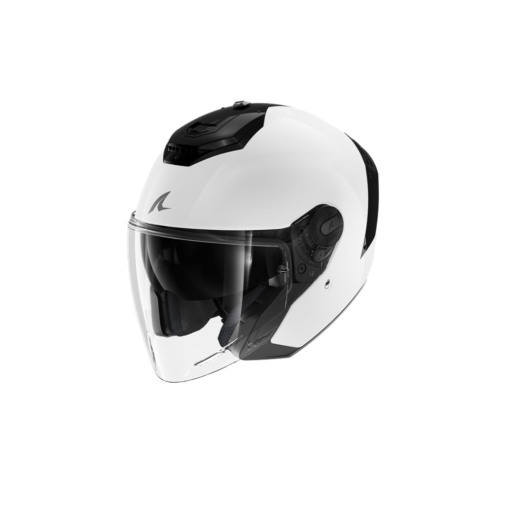 SHARK RS JET BLANK CASCO ABIERTO MOTOCICLETA BLANCO AZUL