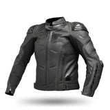 SPYKE - ARAGON EVO LEATHER JACKET ZERO BLACK