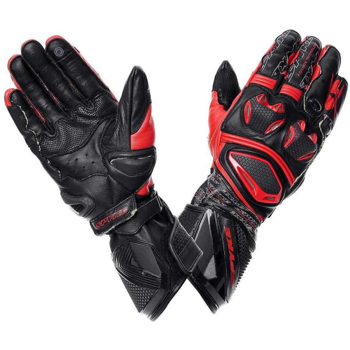 SPYKE Tech Pro Racing Man Guantes Negro/Rojo - SECURTEX MOTOR S.L (t/a MaximoMoto)
