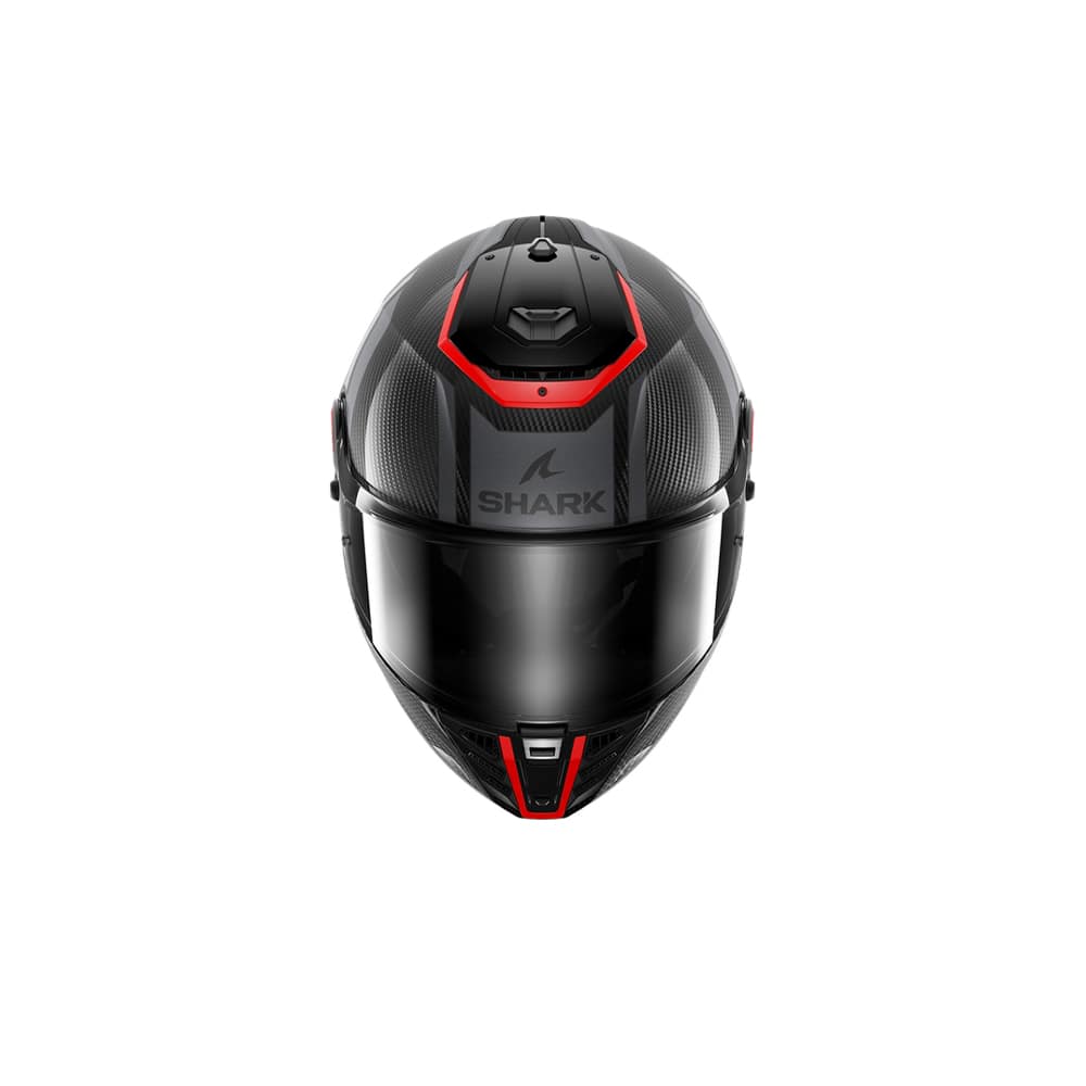 SHARK CASCO SPARTAN RS CARBON SHAWN Carbono Naranja Plata