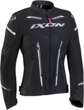 IXON STRIKER AIR LD Mujer Textil Moto Chaqueta Negro Antracita Blanco