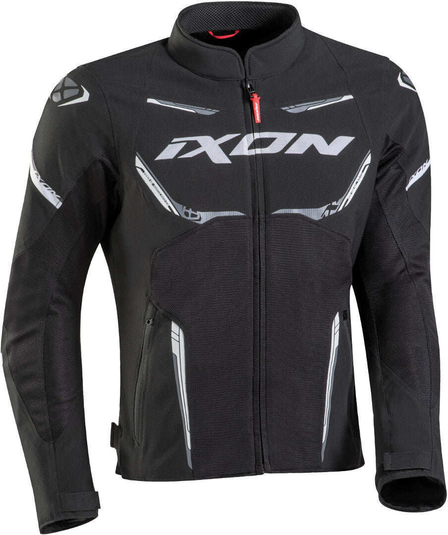 IXON STRIKER AIR Moto Textil Hombre Chaqueta Negro Blanco