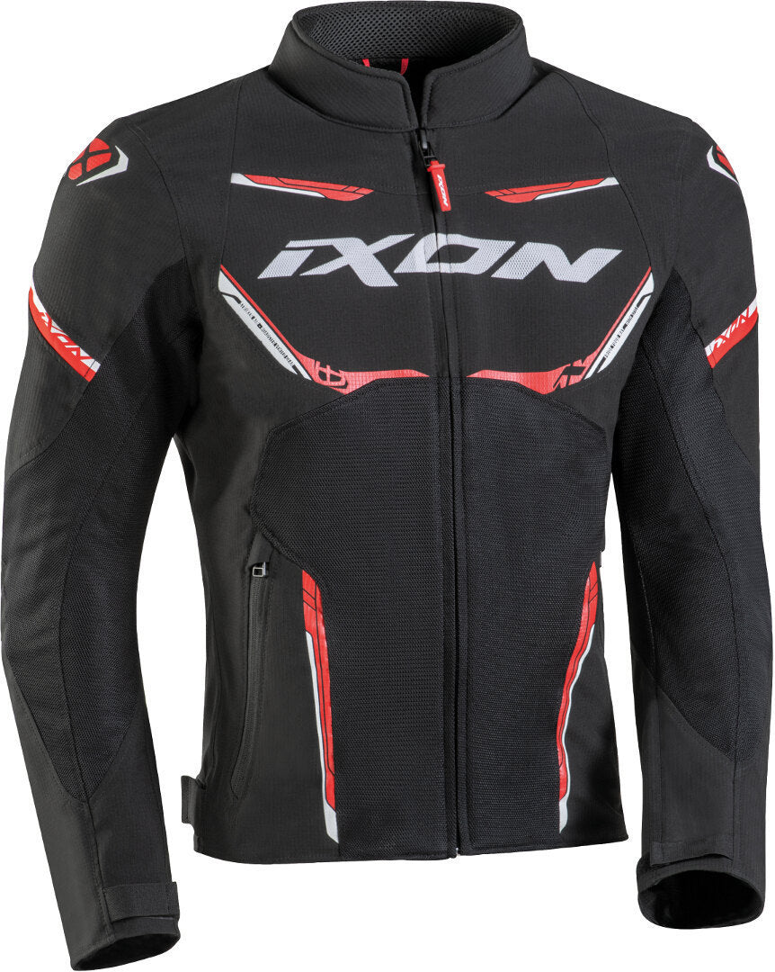 IXON STRIKER AIR Moto Textil Hombre Chaqueta Negro Rojo Blanco