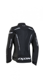 IXON STRIKER AIR LD Mujer Textil Moto Chaqueta Negro Antracita Blanco