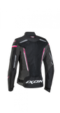 IXON STRIKER AIR WPL Mujer Textil Chaqueta Moto Negro Antracita Fushia