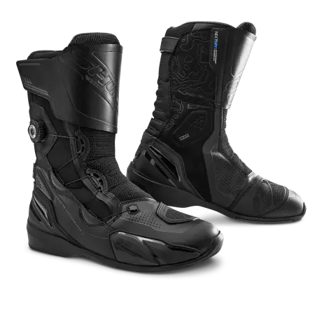 SHIMA TENEX IMPERMEABLE DE TURISMO BOTAS DE MOTO HOMBRE NEGRO