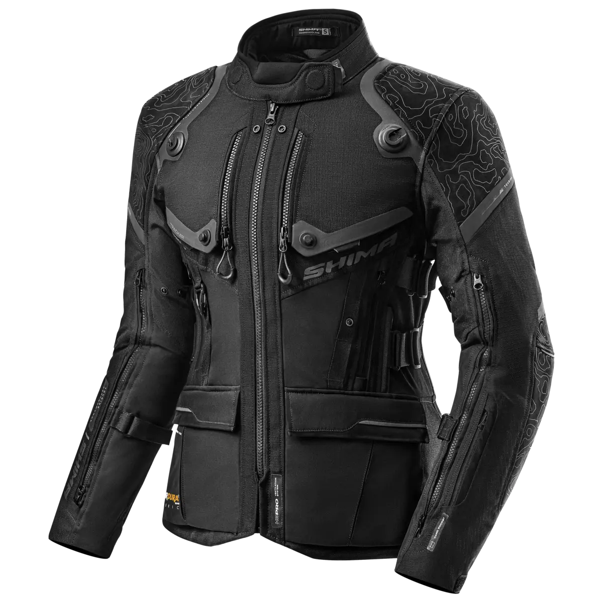 SHIMA TRACKER LADY DE MOTO CHAQUETA NEGRO