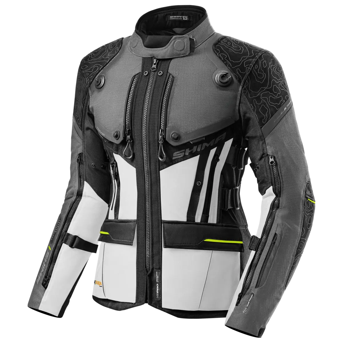 SHIMA TRACKER LADY DE MOTO CHAQUETA GRIS