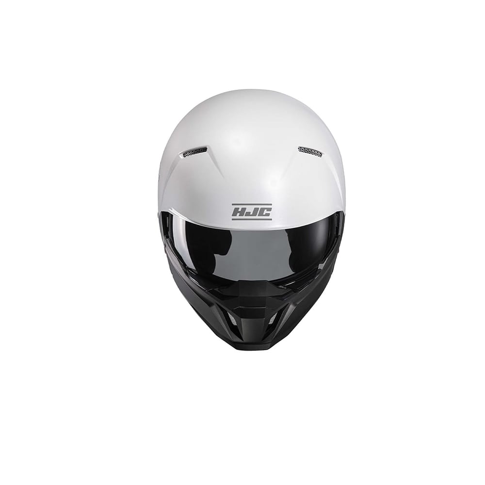 HJC I20 United Turismo motocicleta abierto Casco negro blanco perla