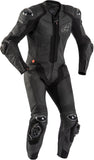 IXON VENDETTA EVO 1 PIEZA HOMBRE MOTO TRAJE DE CUERO NEGRO