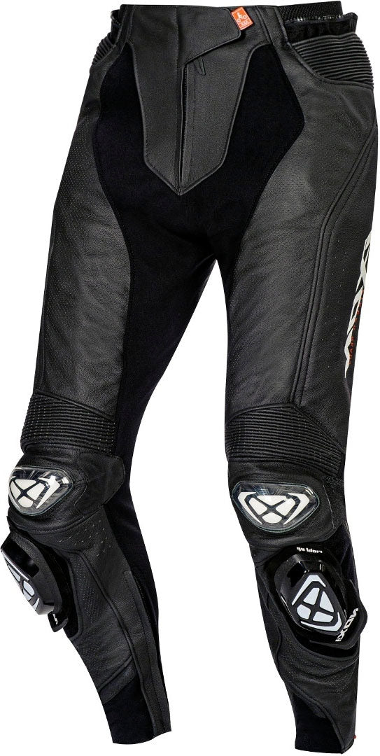 IXON VENDETTA EVO HOMBRE MOTO PANTALONES CUERO NEGRO