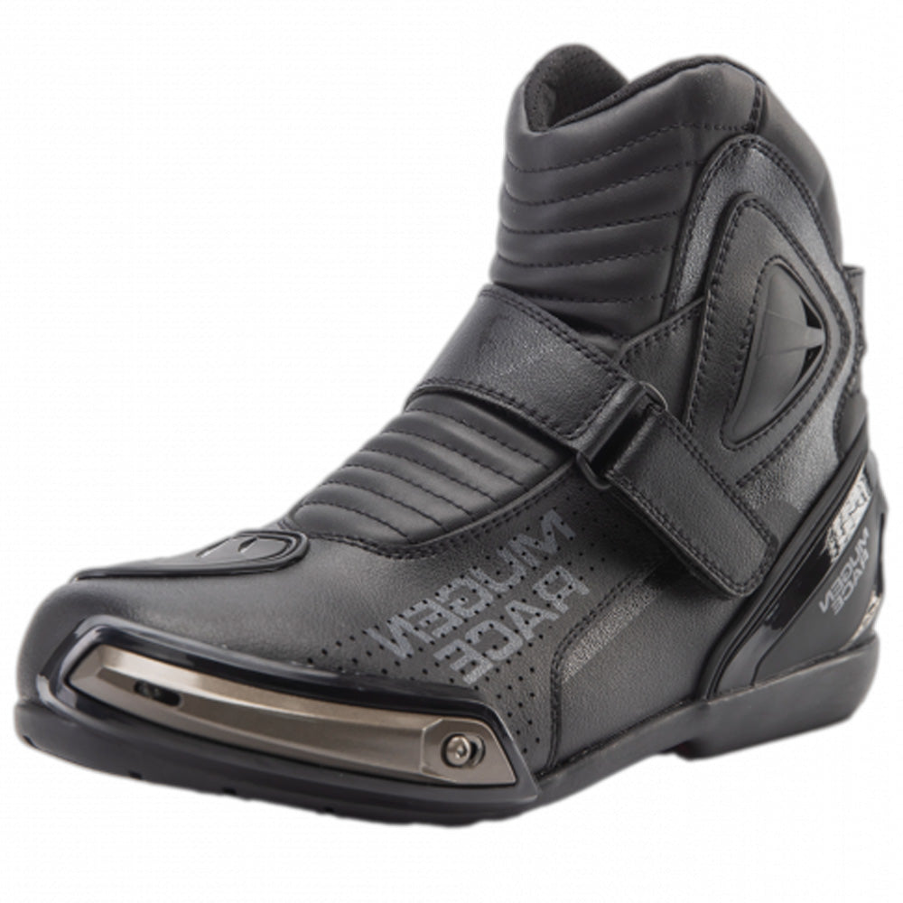 MUGENRACE BOT-MNR-2391 Hurry Moto Botas Cortas Negro