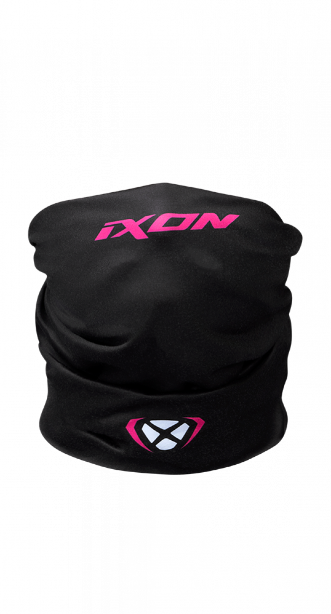 IXON VOID CUELLO MOTO HOMBRE NEGRO BLANCO ROSA