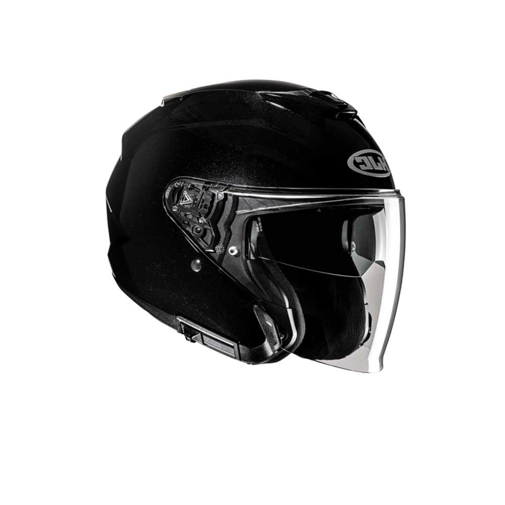 HJC i31Casco Abierto Para Moto De Calle Semimate Negro