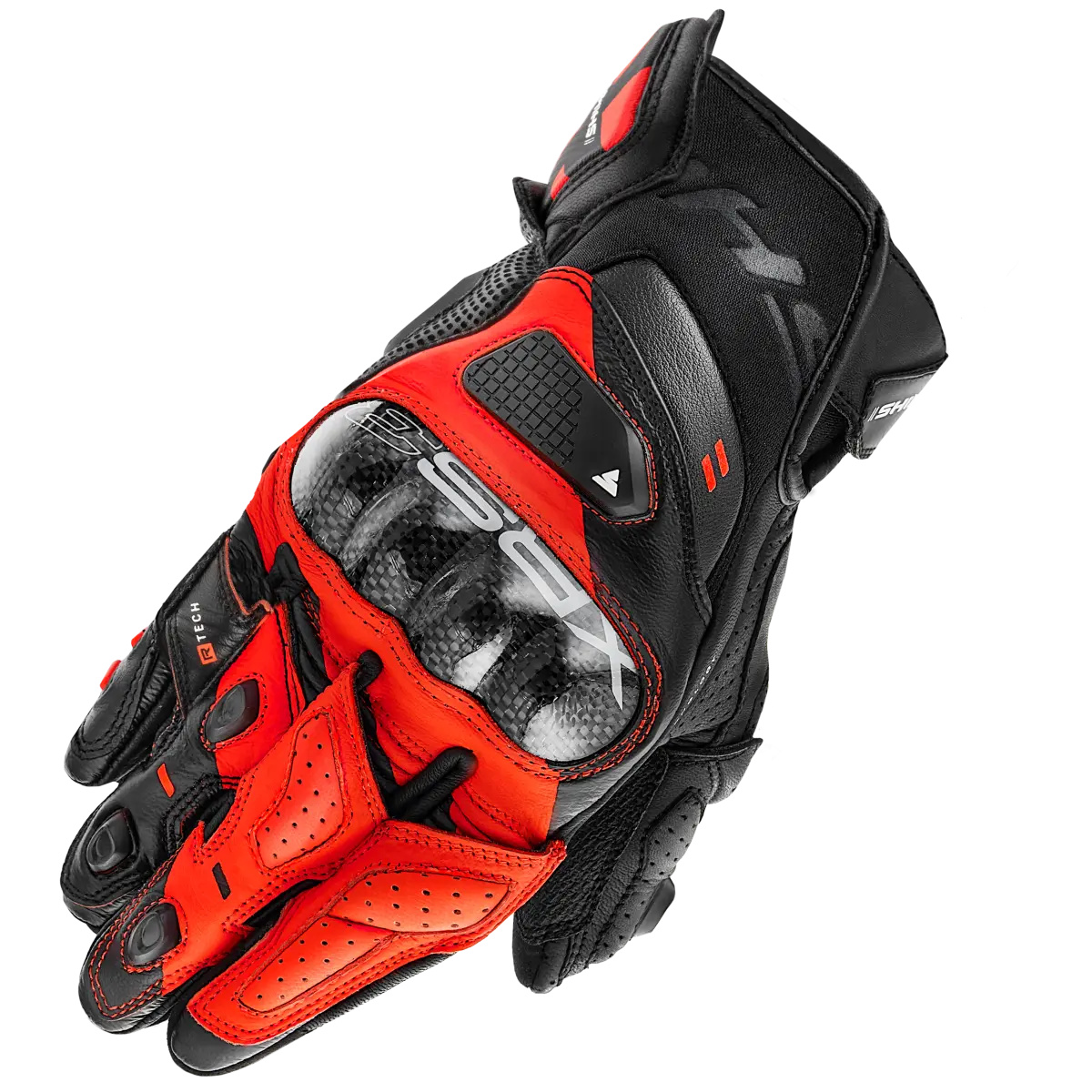 SHIMA XRS-3 SHORT RACING GUANTES MEN NEGRO/ROJO - GUANTES