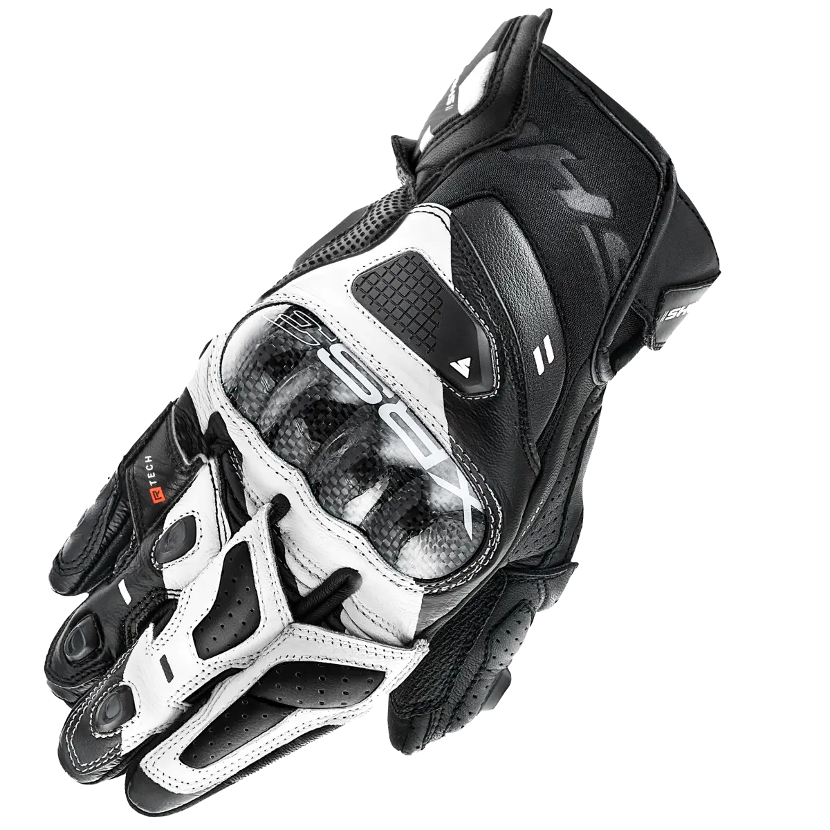 SHIMA XRS-3 SHORT RACING GUANTES MEN NEGRO/BLANCO - GUANTES