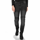 SHIMA ZENITH JEANS DE MOTO SENYORA NEGRE
